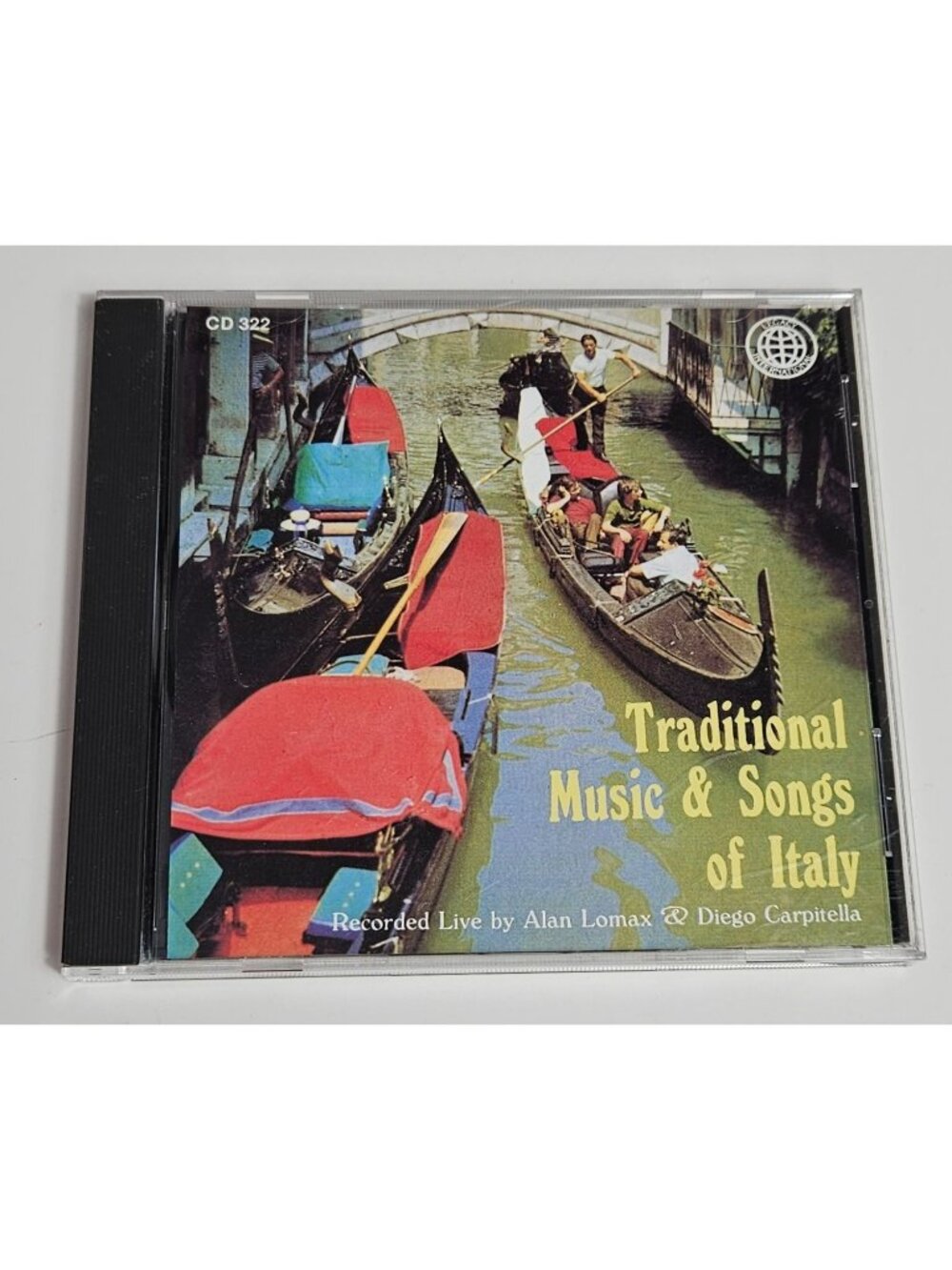 Alan Lomax Diego Carpitella Traditional Music & Songs Of Italy CD